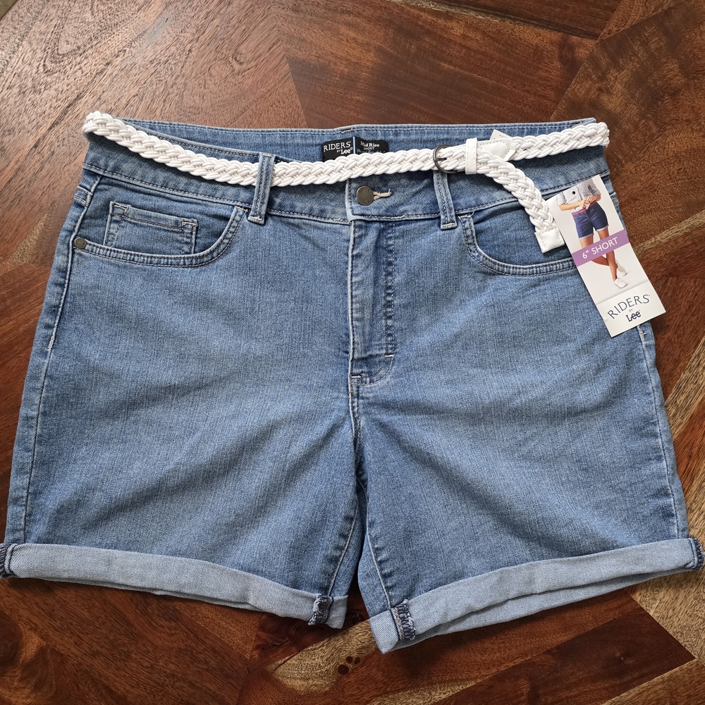 Riders by Lee Women's Blue Denim Shorts